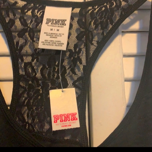 VICTORIA Secret bling skull laced razor tank top - Picture 2 of 3